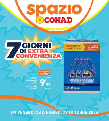 Volantino Spazio Conad - Spazio Conad - 7 Giorni Extra Convenienza - Bologna valido dal 23/10 al 29/10 - pagina 1
