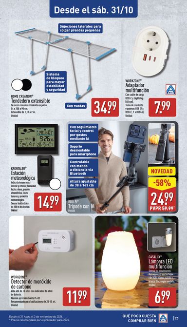 Folleto ALDI - ALDI del 26/10 al 01/11 - página 23