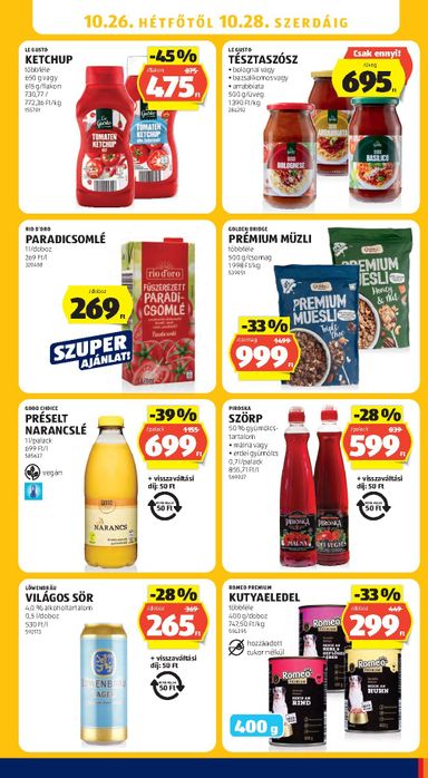 Akciós újság Aldi - Aldi érvényes 10.22.-tól 10.28.-ig - 33 oldal