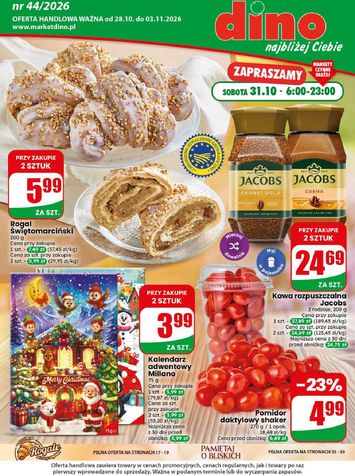 Gazetka Dino - Dino od 28.10. do 03.11. - strona 1