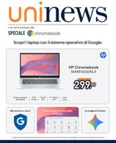 Unieuro - Speciale Chromebook valido da lunedì 12/10/2026