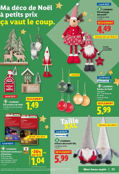 Catalogue Lidl - Lidl - Noël valable dès le 29/10 au 27/12 - page 33