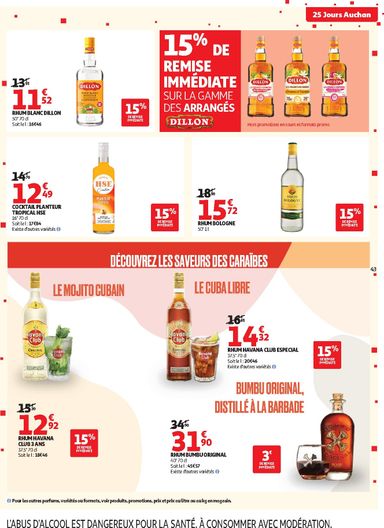 Catalogue Auchan - Auchan - 25 jours valable dès le 27/10 au 01/11 - page 43
