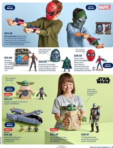 Flyer Walmart - Walmart - Toy Shop valid since 10-15 until 12-23 - page 51