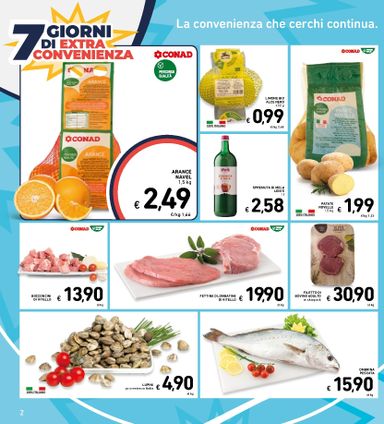 Volantino Spazio Conad - Spazio Conad - 7 giorni di extra convenienza valido dal 27/10 al 02/11 - pagina 2