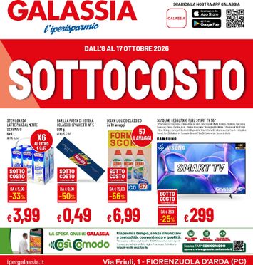 Volantino Galassia - Galassia - Sottocosto valido dal 08/10 al 17/10 - pagina 1