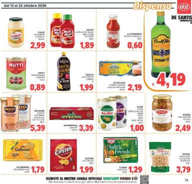 Volantino Eté - Eté valido dal 13/10 al 22/10 - pagina 19