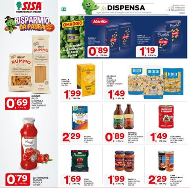 Volantino Sisa - Sisa valido dal 22/10 al 04/11 - pagina 14