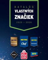 Metro - Katalóg vlastných značiek METRO platný od piatku 21.11.2025