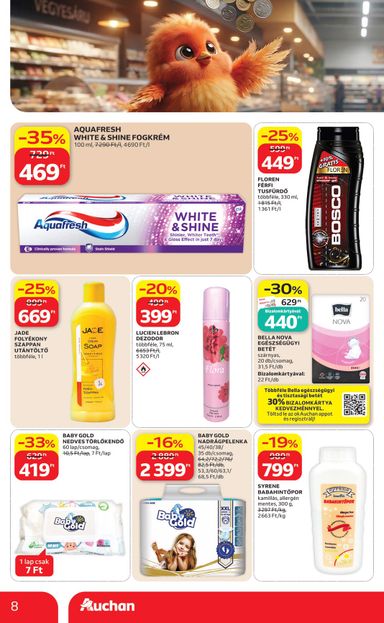 Akciós újság Auchan - Auchan - Filléres ajánlataink érvényes 10.29.-tól 11.04.-ig - 8 oldal