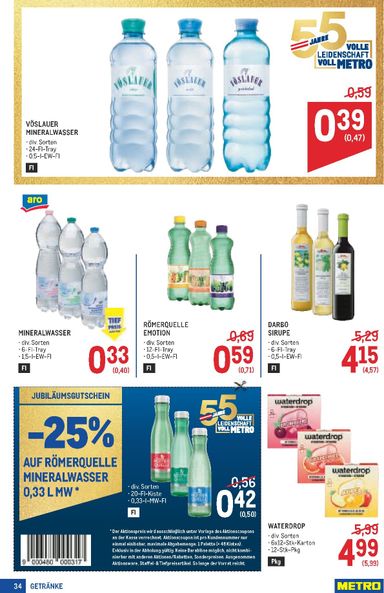 METRO-Flugblatt - Metro - Profi gültig ab 29.10. bis 11.11. - seite 34