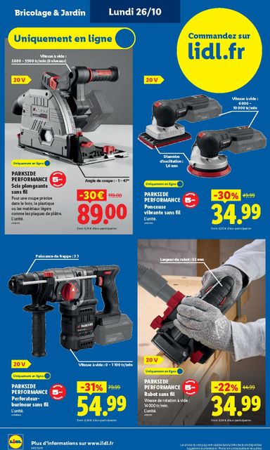 Catalogue Lidl - Lidl - Exclu Web valable dès le 26/10 au 29/10 - page 2