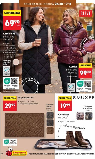 Gazetka Biedronka - Biedronka - Hity i inspiracje od 24.10. do 10.11. - strona 24
