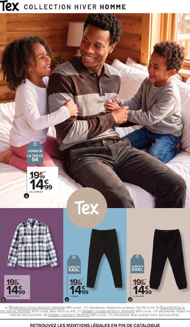 Catalogue Carrefour - Carrefour - Tex Catalogue Hiver valable dès le 20/10 au 02/11 - page 12