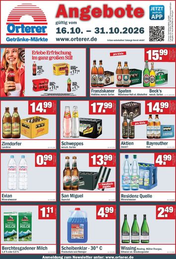 Prospekt Orterer - Orterer gültig ab 16.10. bis 31.10. - seite 1