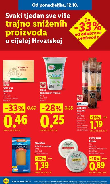 Katalog Lidl - Lidl - Svaki tjedan trajno snižene cijene vrijedi od 05.10. do 31.10. - stranica 2