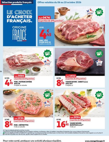 Catalogue Auchan - Auchan - Café, automne hypers valable dès le 06/10 au 18/10 - page 16