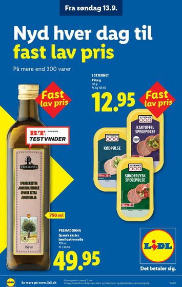 Brochurer Lidl - Lidl - Fast lav pris i Lidl gyldig fra 03.05. til 31.12. - side 1