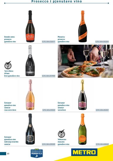 Katalog Metro - Metro - Poslovna rješenja - Pizzeria vrijedi od 06.07. do 31.12. - stranica 61