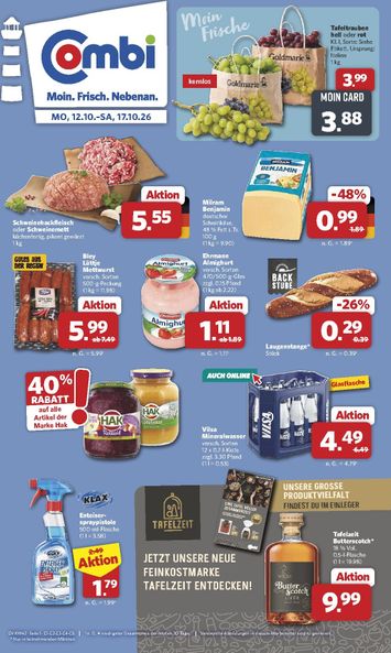 Prospekt Combi - Combi gültig ab 12.10. bis 17.10. - seite 1