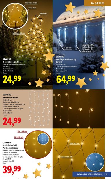 Catalogul Lidl - Lidl - Decorațiuni de la 05.11. până la 31.12. - pagina 19