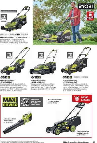 Prospekt toom - Toom - Gartenpflege & Teich gültig ab 01.03. bis 31.12. - seite 37