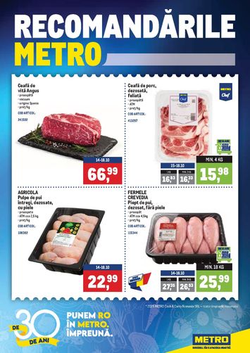Catalogul Metro - Metro - Recomandari de la 12.10. până la 18.10. - pagina 1