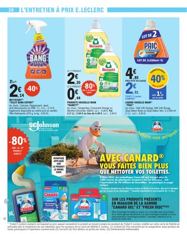 Catalogue E.Leclerc - E.Leclerc - Nos promos du moment valable dès le 13/10 au 24/10 - page 28