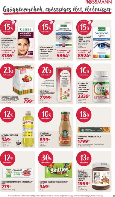Akciós újság Rossmann - Rossmann érvényes 10.19.-tól 10.30.-ig - 23 oldal