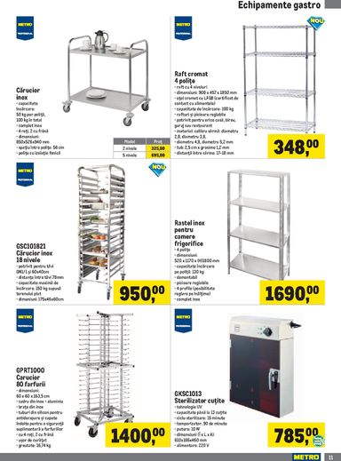 Catalogul Metro - Metro - Soluții Nealimentare pentru HoReCa de la 01.10. până la 04.01. - pagina 11