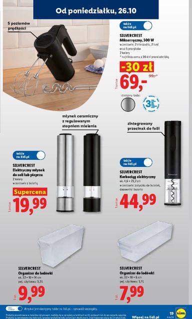 Leták Lidl Polsko - Lidl Polsko - Katalog Okazji od 26.10. do 31.10. - strana 23