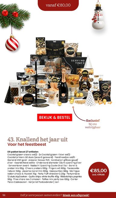 Folder Makro - Makro - Kerstpaketten catalogus van 20-10 tot 31-12 - side 56