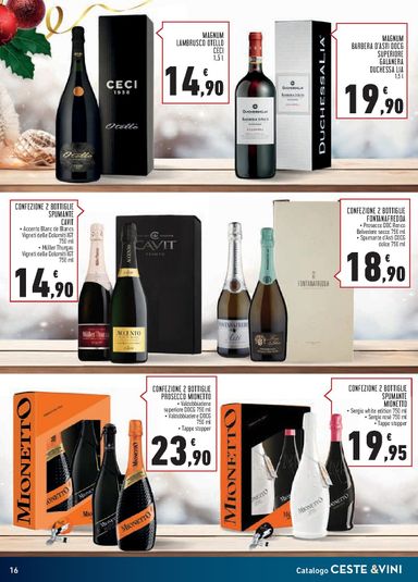 Volantino Spazio Conad - Spazio Conad - Ceste & vini valido dal 05/11 al 24/12 - pagina 16