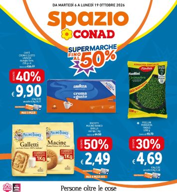 Volantino Spazio Conad - Spazio Conad - Super Marche fino al 50% valido dal 06/10 al 19/10 - pagina 1