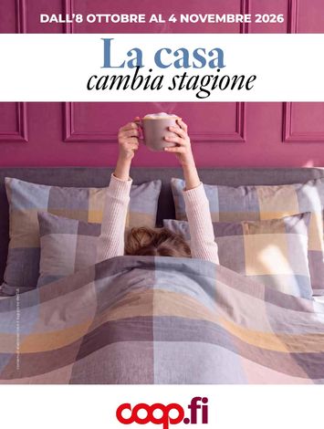 Volantino Coop Firenze - Coop Firenze - La casa cambia stagione valido dal 08/10 al 04/11 - pagina 1