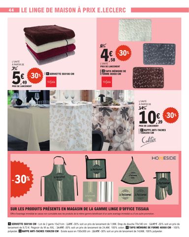 Catalogue E.Leclerc - E.Leclerc - Nos promos du moment valable dès le 13/10 au 24/10 - page 44