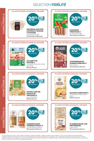 Catalogue Super U - Super U - Ma sélection Carte U valable dès le 05/10 au 01/11 - page 2