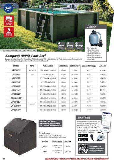 Prospekt toom - Toom - Pool, Sauna & Klima gültig ab 01.03. bis 31.12. - seite 14