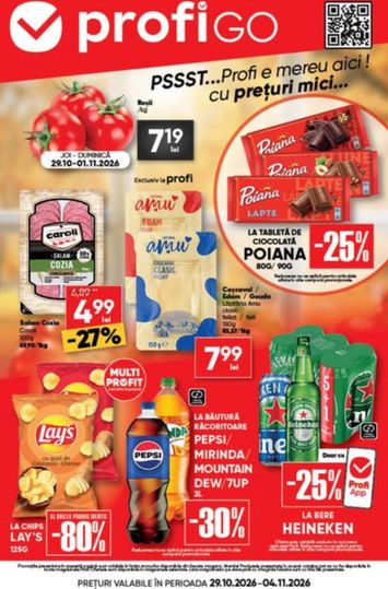 Catalogul PROFI - PROFI Go de la 29.10. până la 04.11. - pagina 1
