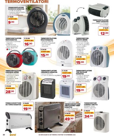 Volantino Iperal - Iperal - Dolce Autunno valido dal 30/09 al 10/11 - pagina 20