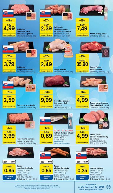 Leták Tesco - Tesco od 21.10. do 27.10. - strana 27