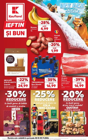 Catalogul Kaufland - Kaufland de la 28.10. până la 03.11. - pagina 1