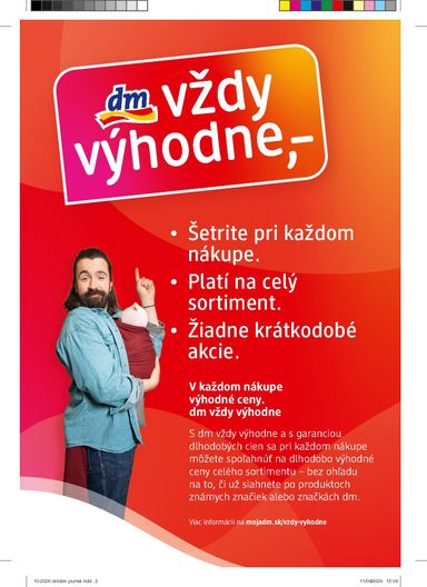 Leták dm - dm drogerie od 01.10. do 31.10. - strana 2