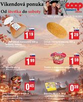 COOP Jednota - Víkendová ponuka platný od štvrtka 29.10.2026