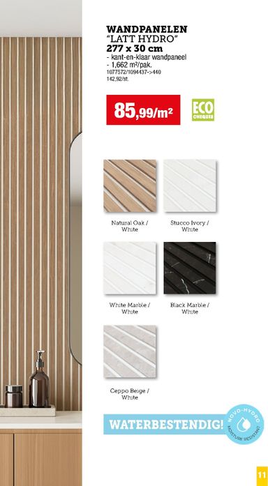 Folder Hubo - Hubo - Vloer- en wandbekleding van 03/09 tot 03/09 - side 11