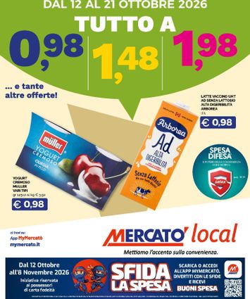Volantino Mercatò Local - Mercatò Local valido dal 12/10 al 21/10 - pagina 1