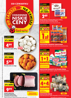 Biedronka leták od čtvrtka 29.10.