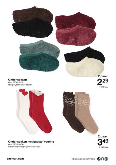 Folder Zeeman - Zeeman van 24/10 tot 06/11 - side 18