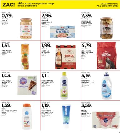 Volantino Coop - Coop valido dal 22/10 al 04/11 - pagina 7