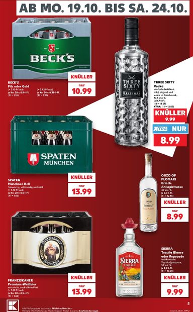 Leták Kaufland Německo - Kaufland Německo od 19.10. do 24.10. - strana 5